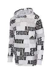 Adidas Toddler Boys Long Sleeve Collegiate Hooded Sweatshirt