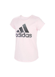 Adidas Little Girl's & Girl's Cotton Logo Scoop Neck T-Shirt