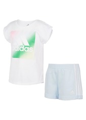 Adidas Little Girl's Love To Dance T-Shirt & Shorts Set