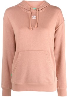 Adidas logo-embroidered hoodie