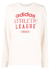 Adidas logo-embroidered long-sleeve T-shirt