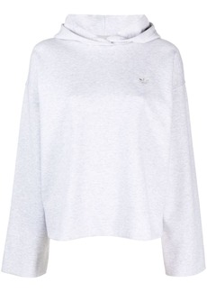 Adidas logo-embroidery cotton sweatshirt