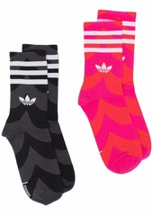 Adidas logo-print socks set of 2
