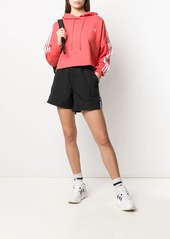 Adidas logo print track shorts