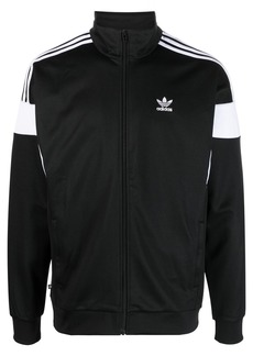 Adidas logo-print zip-up jacket