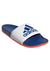 adidas Adilette Comfort Sport Slide in White/royal Blue/solar Red at Nordstrom