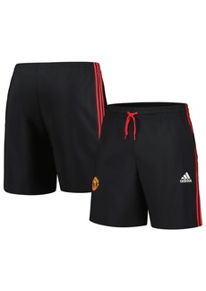 Men's adidas Black Manchester United Dna Shorts - Black