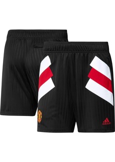 Men's adidas Black Manchester United Football Icon Shorts - Black