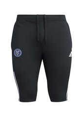 Men's adidas Black New York City Fc 2023 On-Field Training Aeroready Half Pants - Black