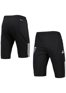 Men's adidas Black Sporting Kansas City 2023 On-Field Training Aeroready Half Pants - Black