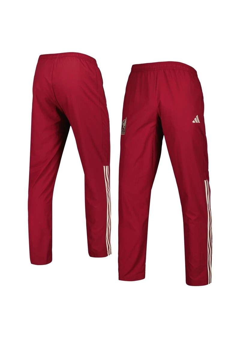 Men's adidas Burgundy Mexico National Team Aeroready Pre-Match Pants - Burgundy