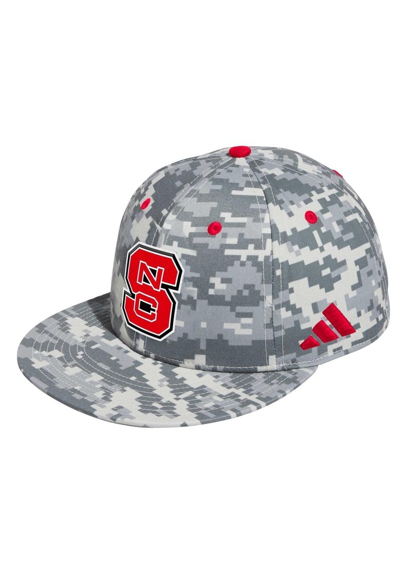 Men's adidas Camo Nc State Wolfpack On-Field Baseball Fitted Hat - Camo