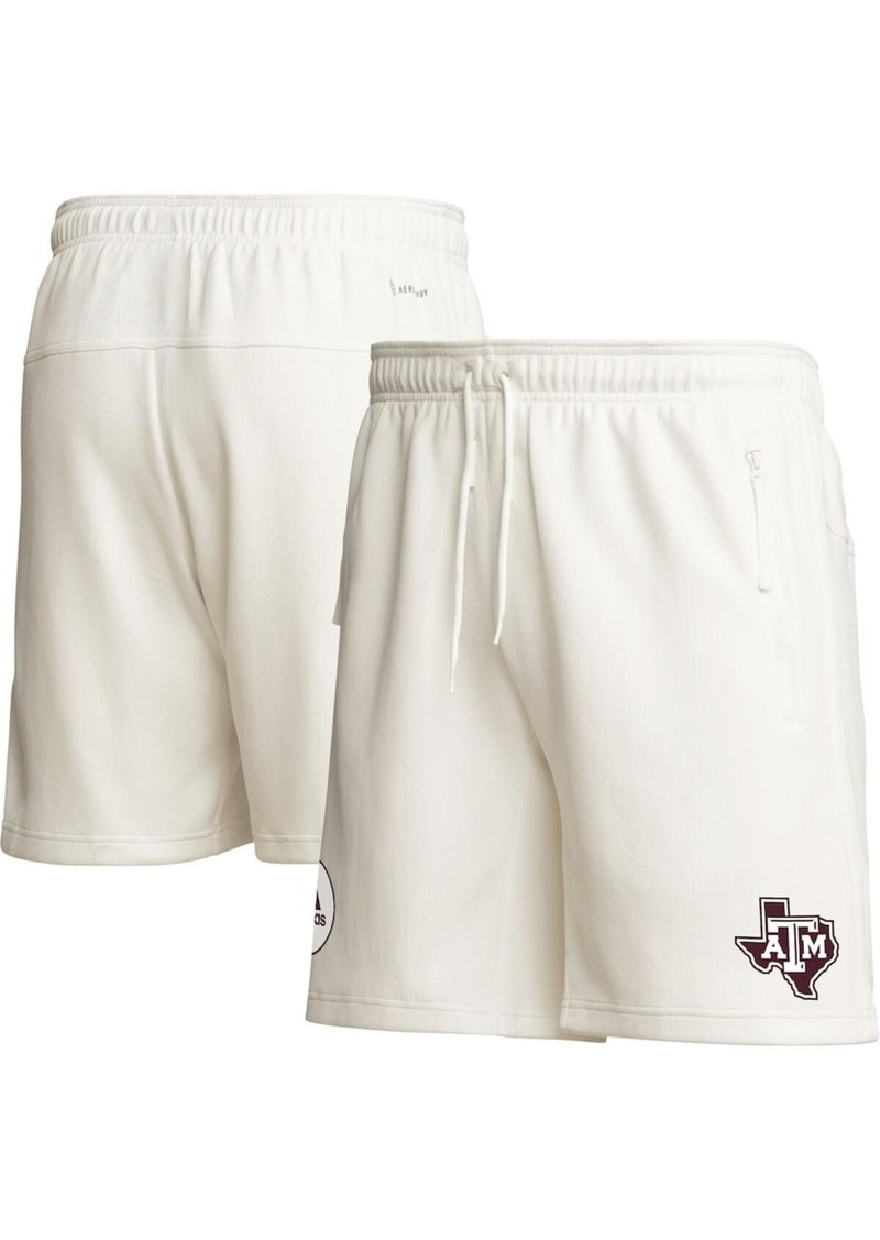 Men's adidas Cream Texas A&M Aggies Zero Dye Aeroready Shorts - Cream