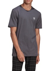 adidas Originals adidas Essential Embroidered Trefoil T-Shirt in Grey at Nordstrom