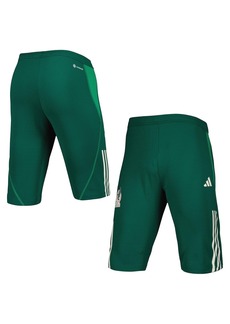 Men's adidas Green Mexico National Team Training Aeroready Half Pants - Green