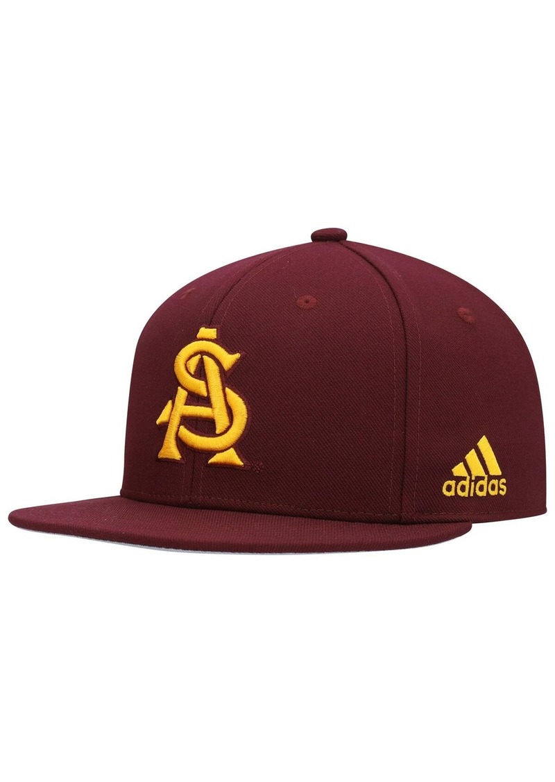 Men's adidas Maroon Arizona State Sun Devils On-Field Baseball Fitted Hat - Maroon