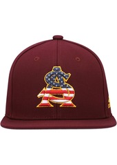 Men's Adidas Maroon Arizona State Sun Devils Patriotic On-Field Baseball Fitted Hat - Maroon