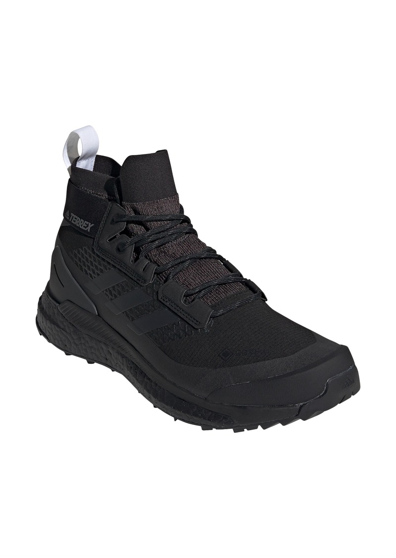 adidas Men's Terrex Free Hiker Gore-Tex(R) Waterproof Hiking Boot in Black/Carbon/White at Nordstrom