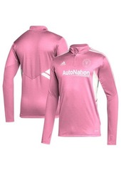 Men's adidas Pink Inter Miami CF Quarter-Zip AEROREADY Training Top at Nordstrom