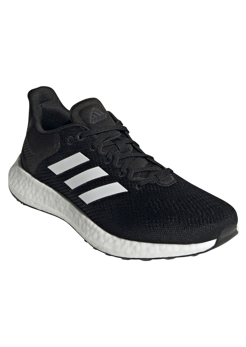 adidas PureBoost 21 Primegreen Running Shoe in Core Black/White/Grey at Nordstrom
