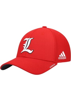 Men's adidas Red Louisville Cardinals 2021 Sideline Coaches Aeroready Flex Hat - Red
