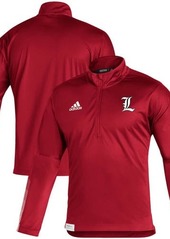 Men's adidas Red Louisville Cardinals 2021 Sideline Primeblue Quarter-Zip Jacket at Nordstrom