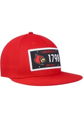 Men's adidas Red Louisville Cardinals Established Snapback Hat - Red
