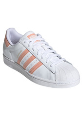adidas Superstar Sneaker in White/Ambient Blush at Nordstrom