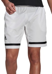 adidas Tennis Club Performance Shorts in White/Black at Nordstrom