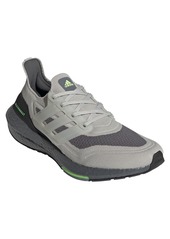 adidas UltraBoost 21 Running Shoe in Grey/Grey/Green at Nordstrom