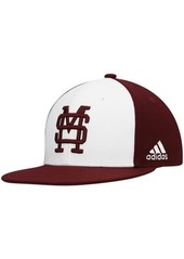 Men's adidas White Mississippi State Bulldogs On-Field Baseball Fitted Hat at Nordstrom