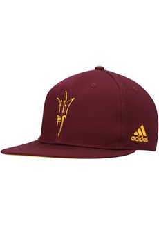 Adidas Men's Maroon Arizona State Sun Devils Sideline Snapback Hat - Maroon