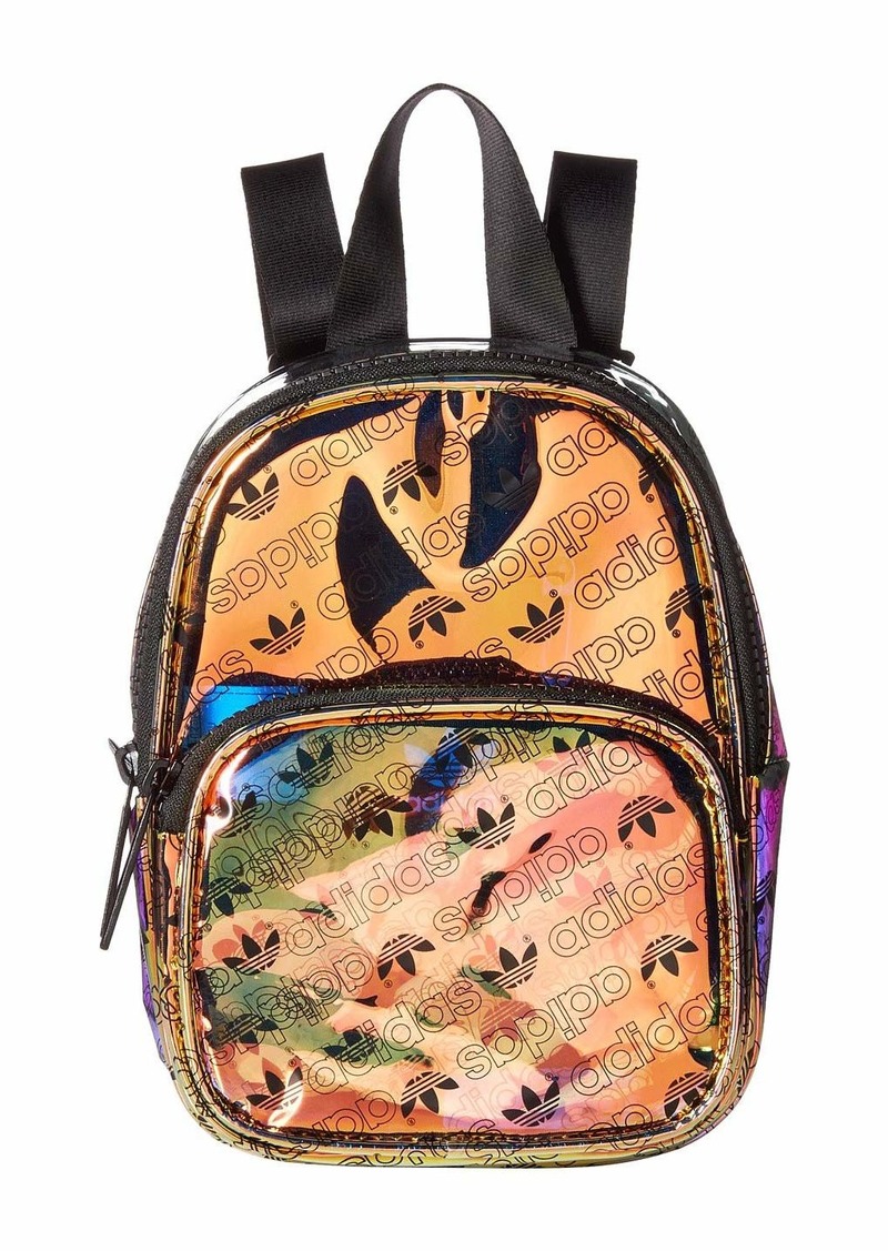 mini iridescent backpack adidas