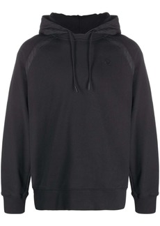 Adidas panelled organic-cotton hoodie