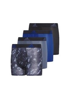adidas Kids Performance Boxer Briefs Underwear 4-Pack (Big Kids)