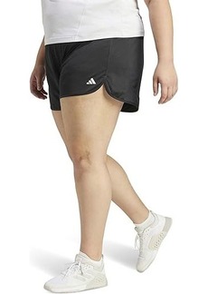 Adidas Plus Size Pacer Essentials Knit High-Rise Shorts