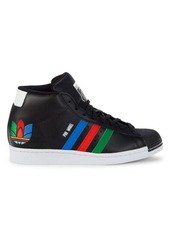 Adidas Pro Model Leather High-Top Leather Sneakers