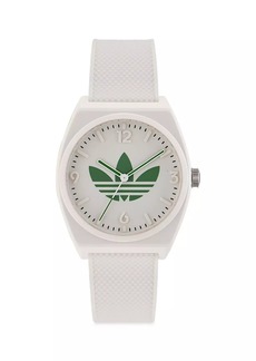Adidas Project 2 Resin & Textile Strap Watch