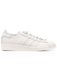 Adidas round-toe leather sneakers