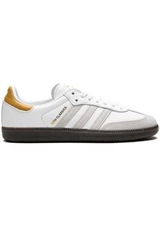 Adidas x Kith Samba “White/Grey/Gold” sneakers