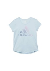Adidas Short Sleeve Scoop Neck Tee 21 (Toddler/Little Kids)