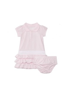 Adidas SS Ruffl Polo Dress Set(Infant)
