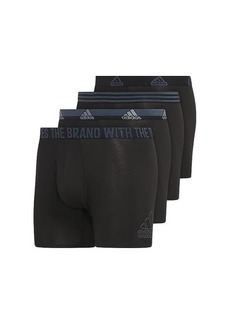 Adidas Stretch Cotton Boxer Brief Underwear 4-Pack