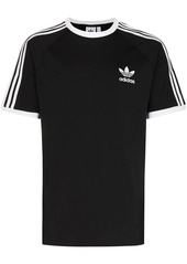 Adidas stripe detail cotton T-shirt