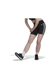 Adidas Training Essentials 3-Stripes High-Waisted Shorts