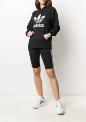 Adidas Trefoil logo print hoodie