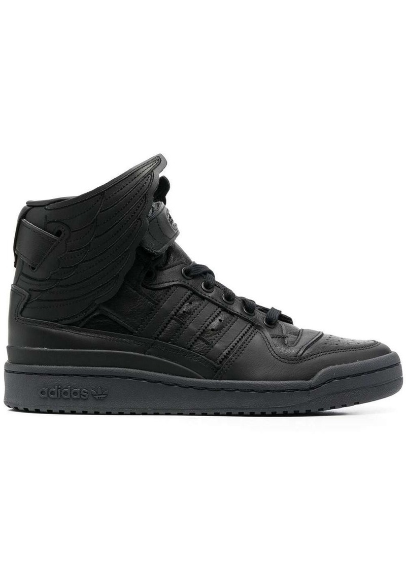 Adidas wing-design high-top sneakers