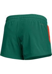 Women's adidas Green Miami Hurricanes 2023 SidelineÂ Performance Shorts - Green
