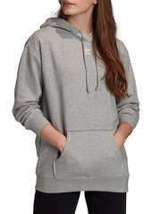 adidas Originals Trefoil Essentials Hooded Sweatshirt in Medium Grey Heather at Nordstrom