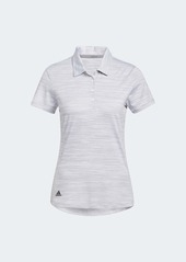 Women's adidas Space-Dyed Short Sleeve Polo Shirt